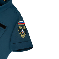 Форма МЧС РОССИИ мужское с коротким рукавом