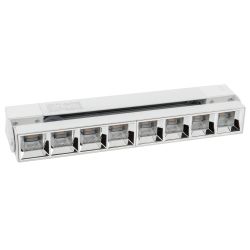 ULB-Q283 20W-4000K WHITE Светильник-прожектор светодиодный трековый. Линейный. 1600 Лм. Белый свет 4000К. Корпус белый. ТМ Volpe