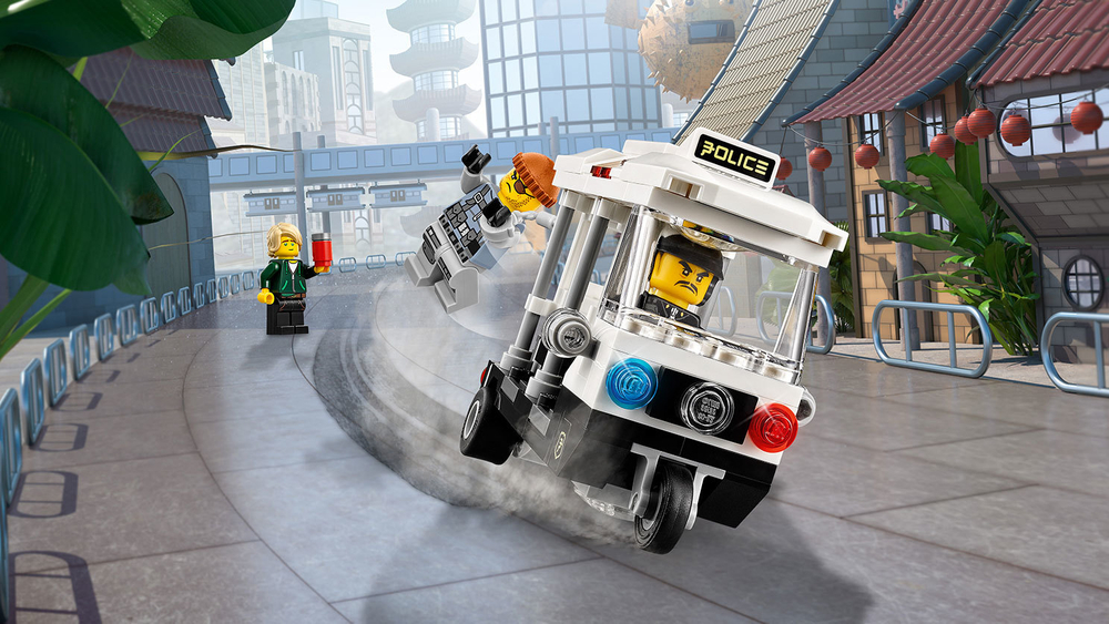 LEGO Ninjago: Ограбление киоска в Ниндзяго Сити 70607 — City Chase — Лего Ниндзяго муви фильм