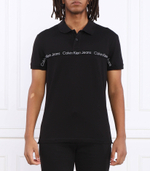Поло LOGO TAPE CALVIN KLEIN JEANS - черный(J30J322856)