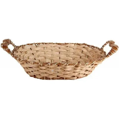 Корзинка универсальная 29х8.5см Плетеное сердце овал