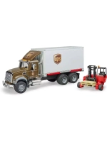 Фургон Mack UPS с погрузчиком Bruder 02828