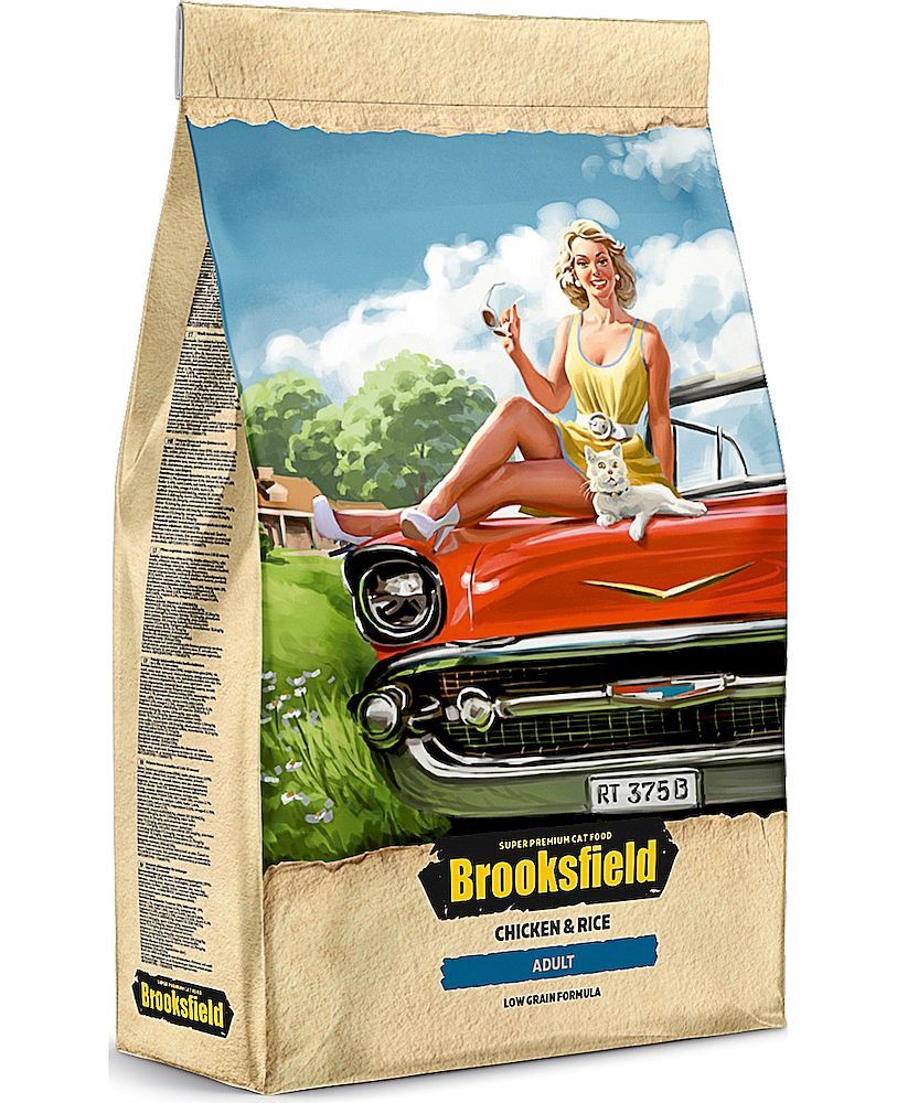 Сухой корм BROOKSFIELD Adult Cat Chicken для взрослых кошек с курицей и рисом, пакет 2кг Сухой корм BROOKSFIELD Adult Cat Chicken для взрослых кошек с курицей и рисом, пакет 2кг