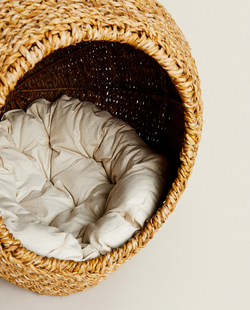 Лежак для животных Zara Home, плетёный из морской травы, 42 43 43 см