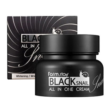 Крем с муцином черной улитки FarmStay Black Snail All In One Cream, 100мл