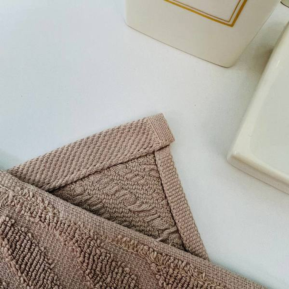 Полотенце махровое 30*50см «Florence» цвет кофейная орхидея 04-149, плотность 450 гр/м2