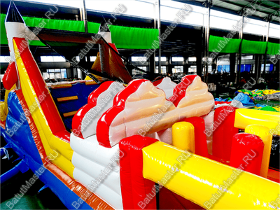 Коммерческий надувной батут "Ракета на взлёте"