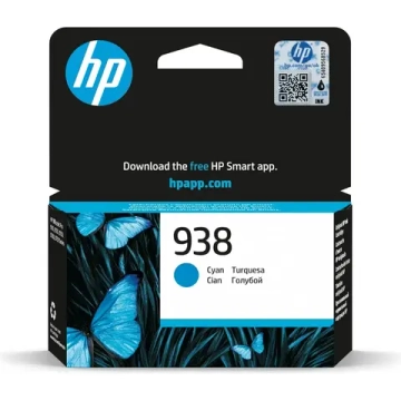 Картридж HP 938 (4S6X5PE) для OfficeJet Pro 9125/9135/9720/9730/9120/9110/9130 Cyan (0.8K)