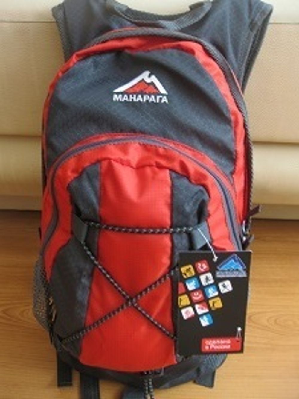 Рюкзак городской Манарага Supercross (красный)