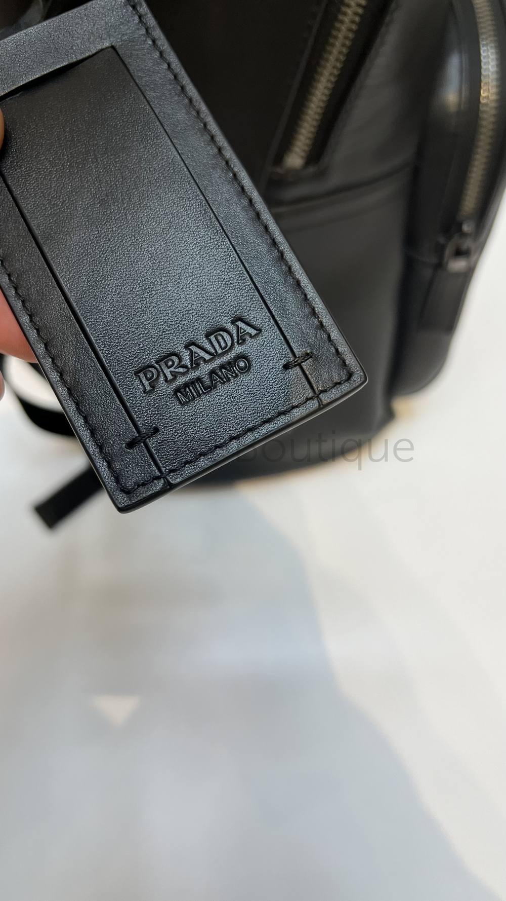 Кожаный рюкзак Prada премиум класса