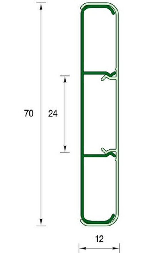 Наличник Идеал Деконика 70 мм 033 Кремово-белый 2200 мм
