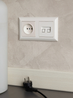 BRITE Розетка компьютерная двойная RJ45 кат.6 РК11-2-БрБ белый IEK