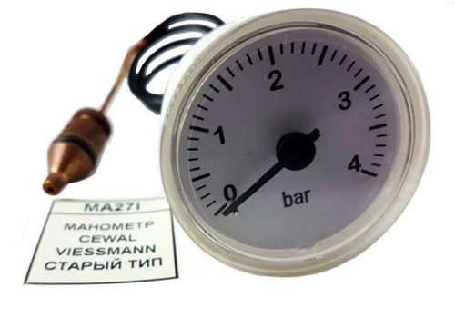 Манометр Viessmann Cewal (старый тип)