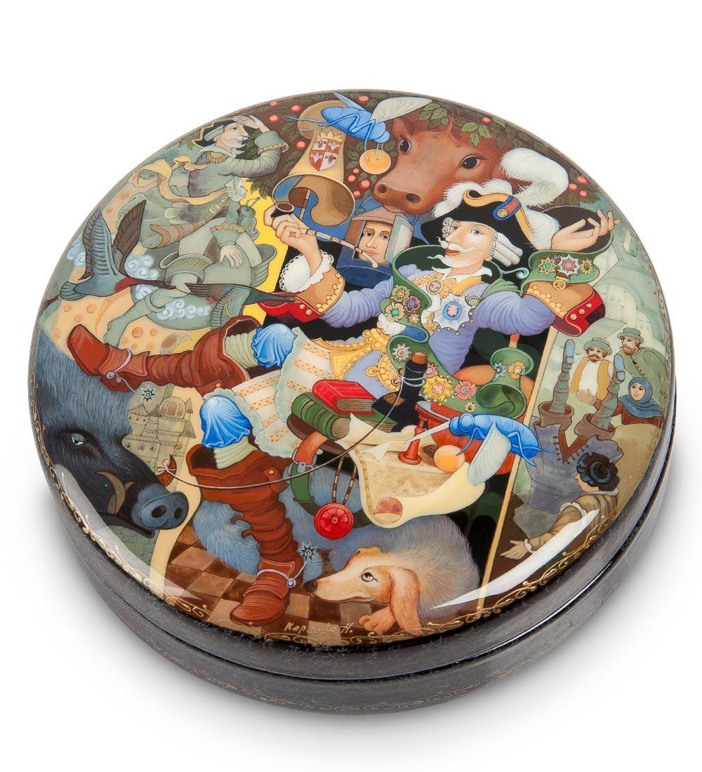 ШК-30/ 38 Шкатулка «Барон Мюнхгаузен» Кардова А.