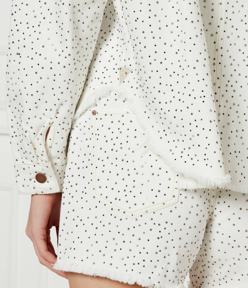 Джинсовая куртка WESTERN GUESS - белый(W5GN90 D5N91)