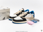 Кроссовки Travis Scott x Fragment x Nike Air Jordan 1 Low "Military Blue"