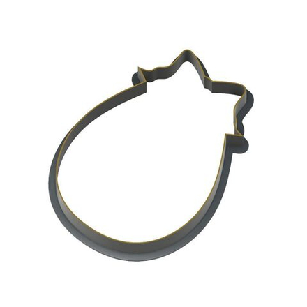 Формочка яйцо с бантиком