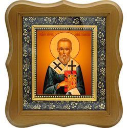 Мирон Тамасский, священномученик, епископ Кипрский. Икона на холсте.