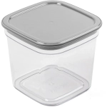 Контейнер для сыпучих продуктов 0,6л «Смарт» пыльно-серый С413ПСЕР