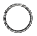 Кованый элемент "Кольцо" с декоративной фактурой D 130