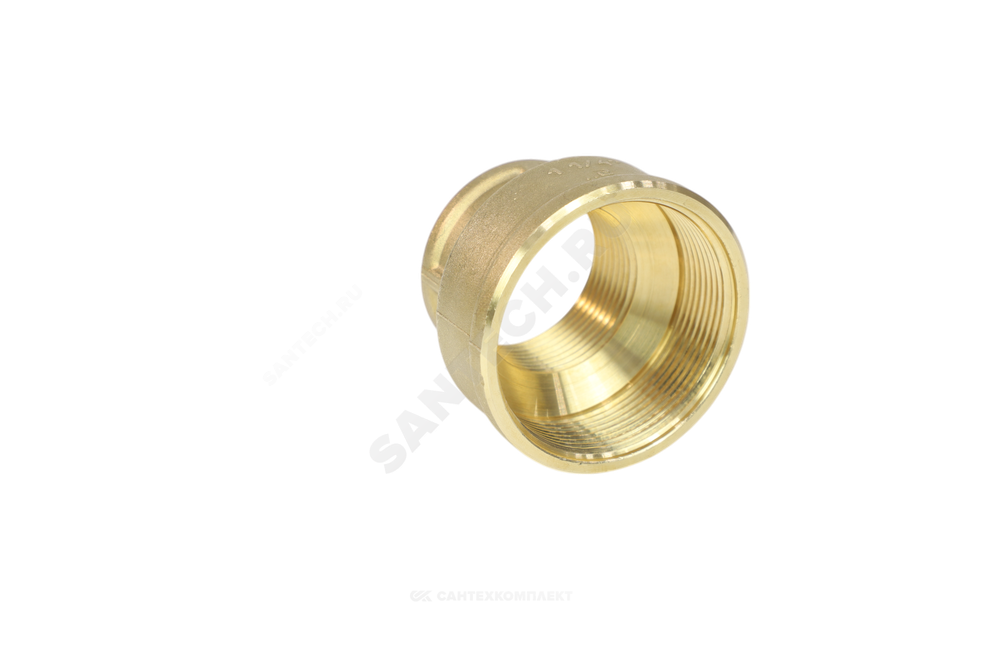 Муфта латунь переходная Ду 50х32 (2"х1 1/4") ВР/ВР LD LD.65.516.50х32