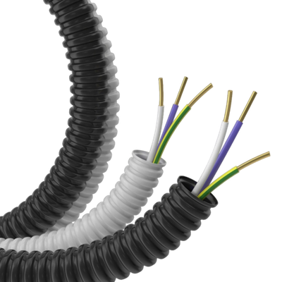 Гофрошланг d=16 c протяжкой  (бухта 100м)