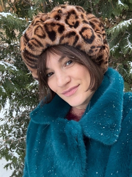 Берет экомех Лео рыжий