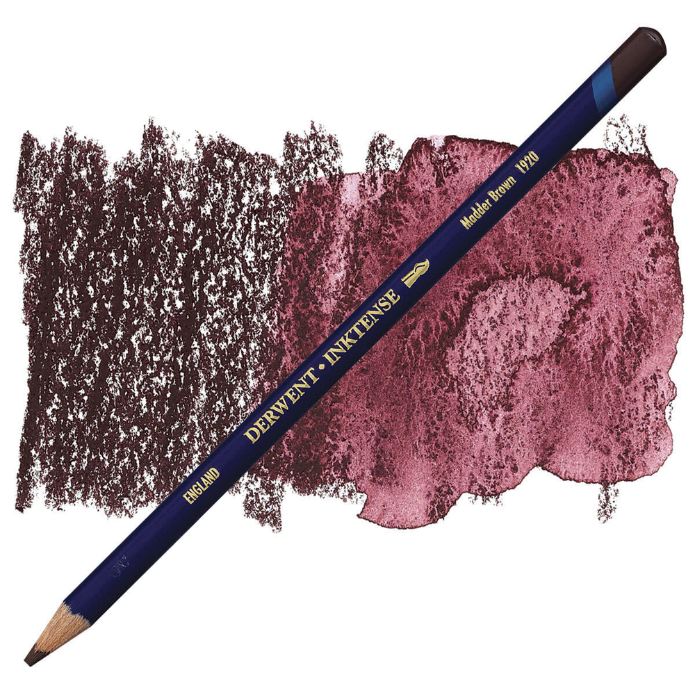 Derwent Inktense. 1920 Madder Brown