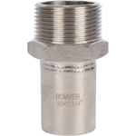 ROMMER Вставка с НР 35x1 1/4" из нержавеющей стали прессовой