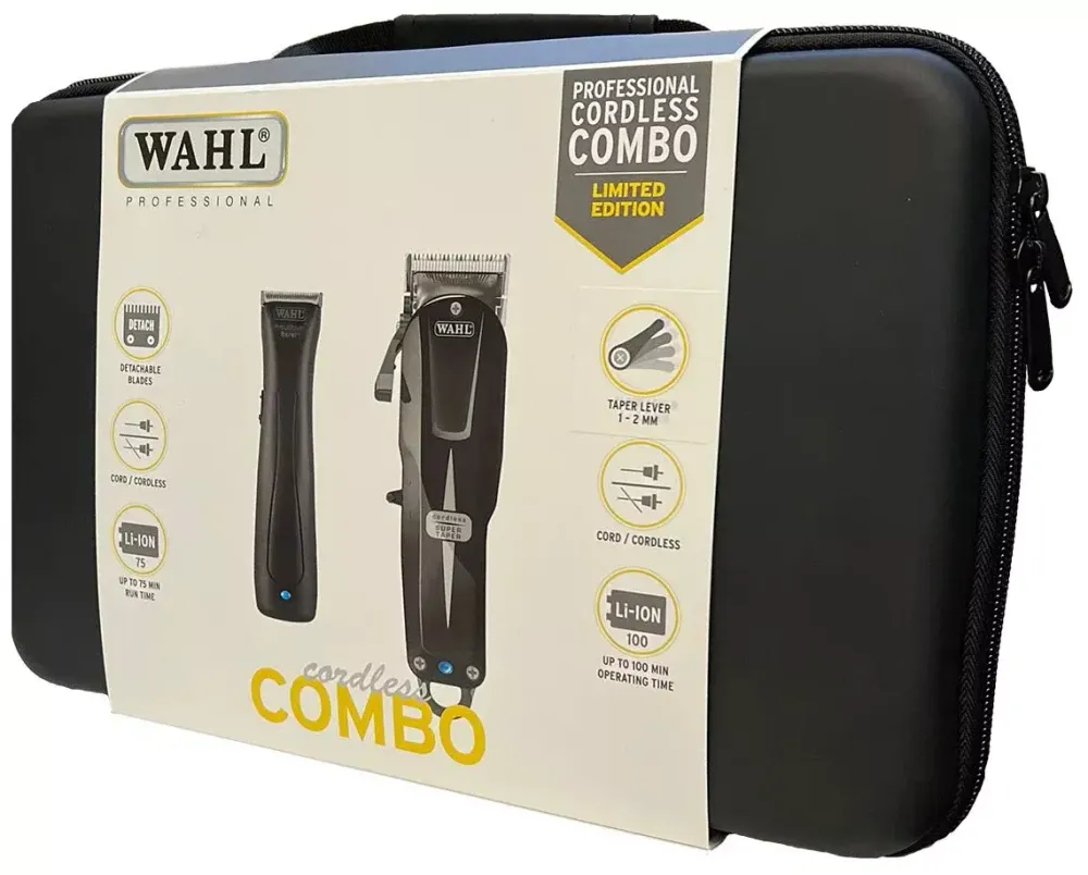 Набор машинка WAHL Super Taper + триммер Beret Cordless Combo (8592-017H) - 6