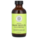Pure Body Naturals, Органическое масло из виноградных косточек, 118 мл (4 жидк. унц.)