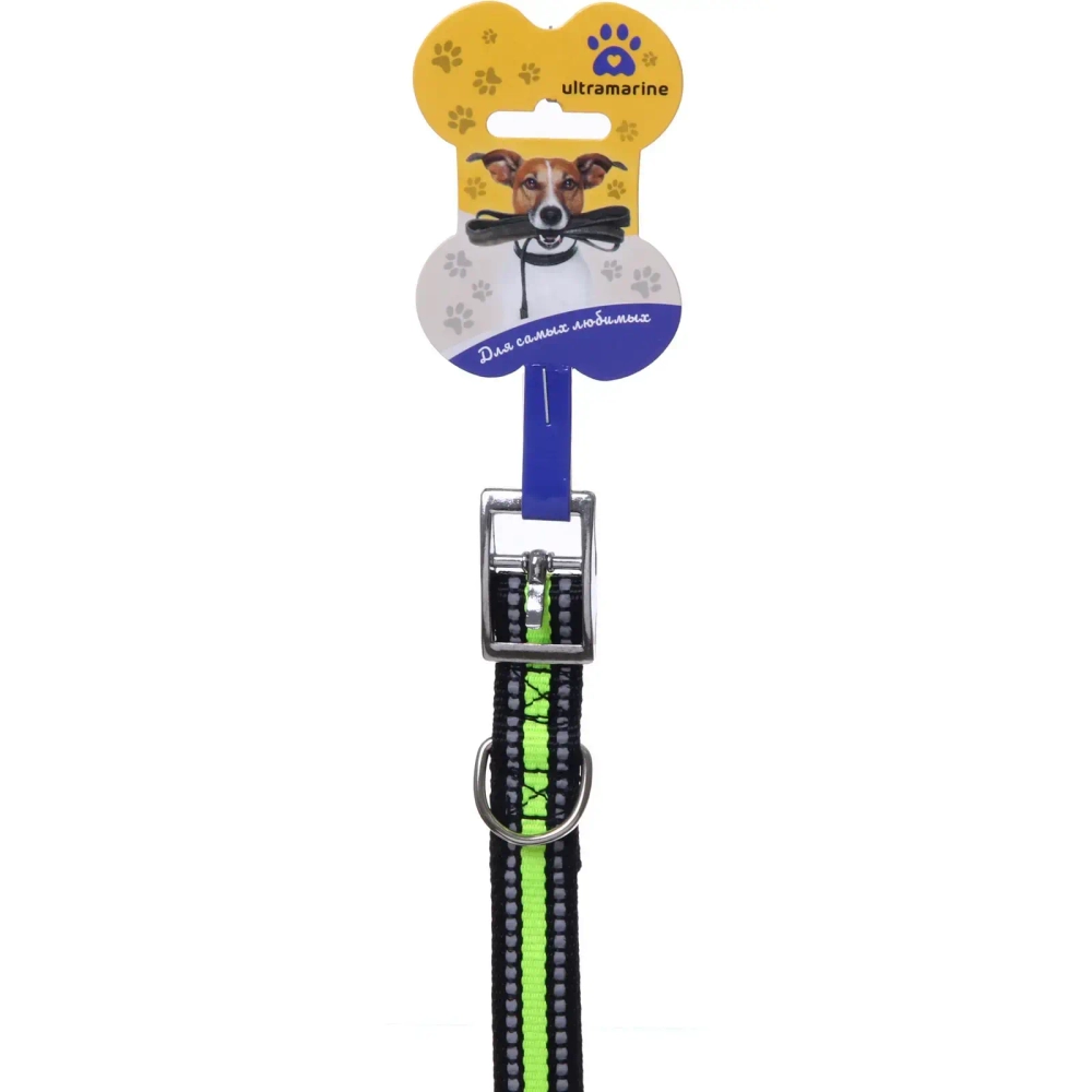 Ошейник для собак 2*48см «Дружок-Салатовая природа» Ultramarine