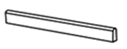 Плинтус ALPES RAW BATT. IVORY