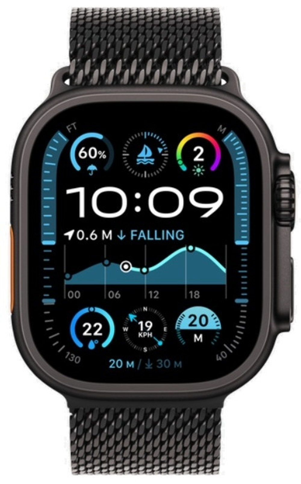 Смарт-часы Apple Watch Ultra 2 2024 GPS + Cellular S 49 мм черный