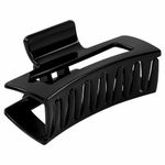 Краб для волос 8,5 см, глянцевый, чёрный, MONTE VITA, 457000