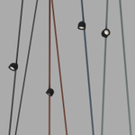 DK5540-BK Поворотный светильник для трека-ремня Belty, серия Spot, со светодиодом, D100*H107мм, 48V DC, 12W, RA90, 38°, 4000K, IP20, черный, алюминий