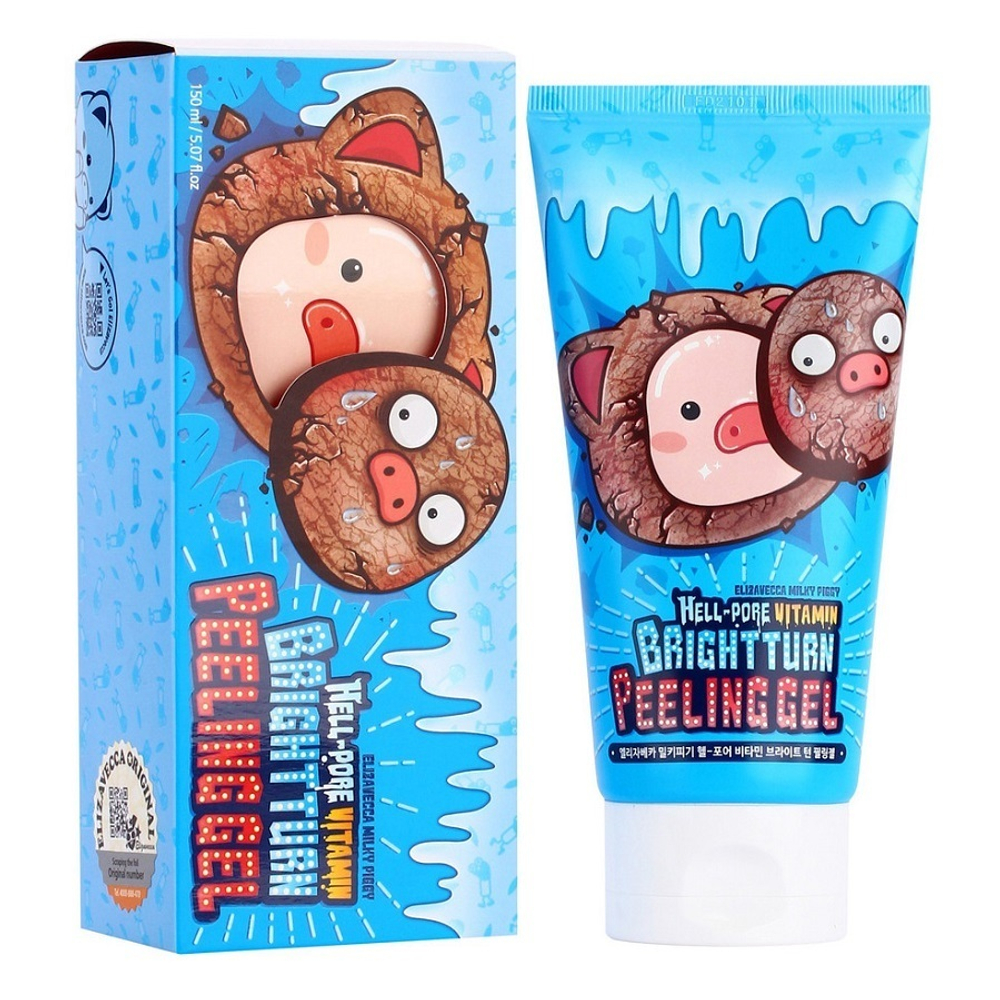Витаминный пилинг-скатка Elizavecca Milky Piggy Hell Pore Vitamin Brightturn Peeling Gel