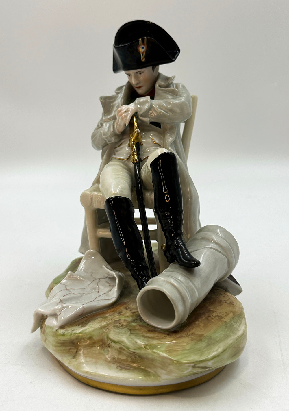 Император Наполеон. Шайбе-Альсбах (Scheibe-Alsbach). Середина ХХ века. Фарфор, подглазурная р