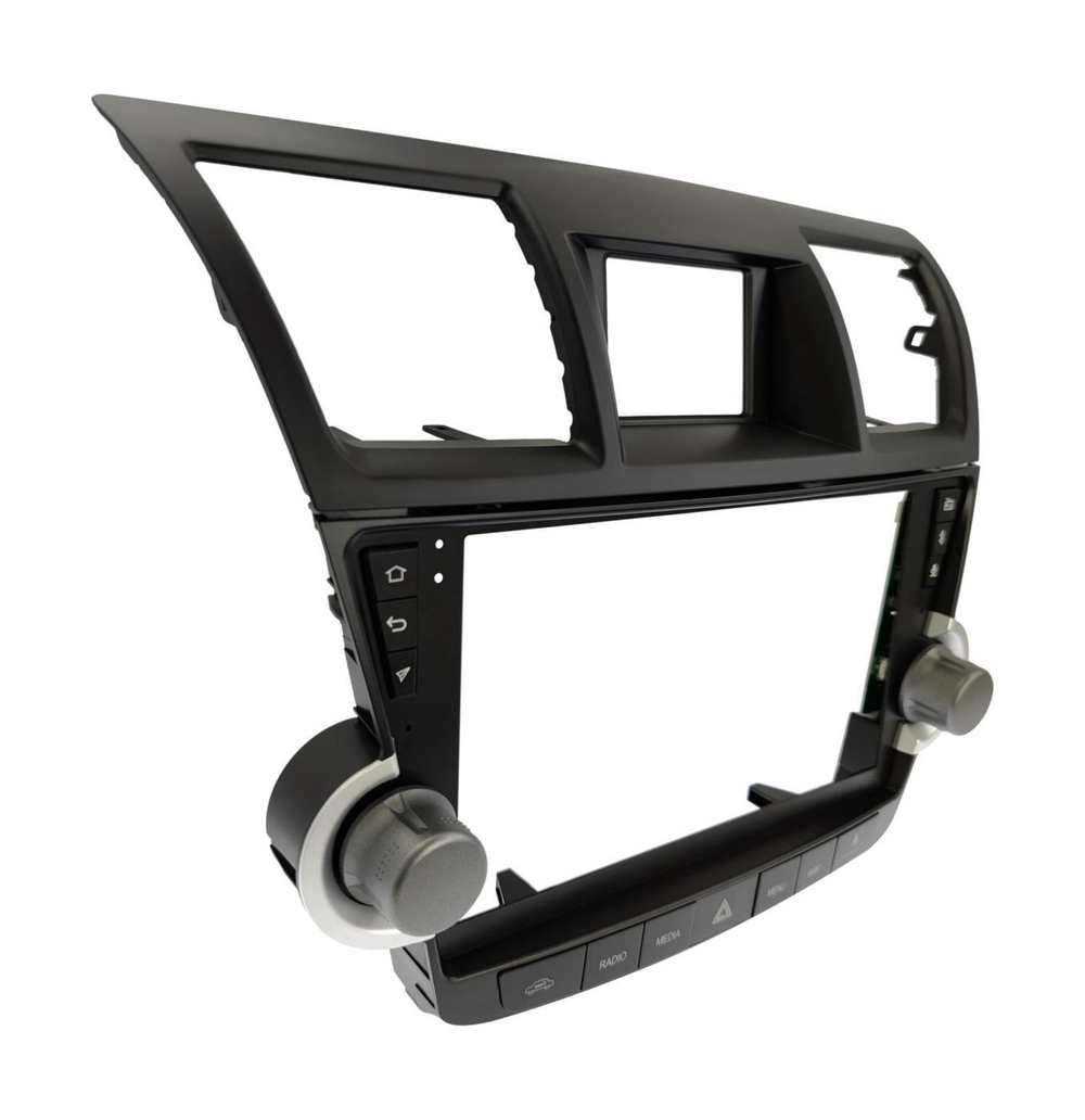 Комплект рамки с разъёмами 10" +can Toyota Highlander U40 2010-2013(крутилки кнопки) - Car-Smart 7194F4
