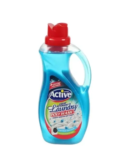Active Гель для стирки Poly wash Свежесть моря 1,5л