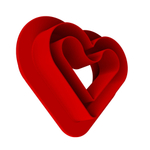 Форма силиконовая Mini Love Story, Silikomart, Италия