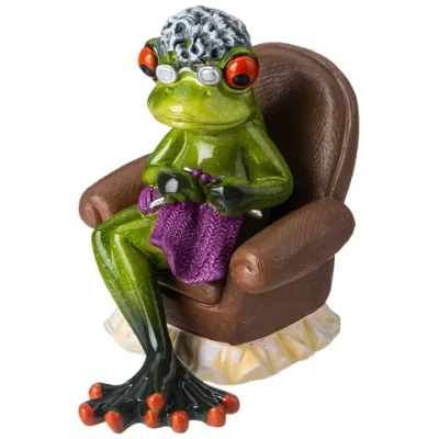 ФИГУРКА "ЛЯГУШКА" ДЕКОРАТИВНАЯ 13,2Х8,5Х10,8 СМ. 146-2048 Lefard