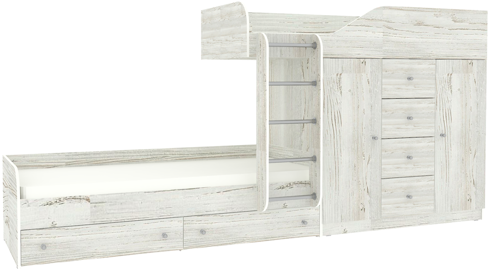 Двухъярусная кровать КарИВи Астра 6 Винтерберг Винтерберг