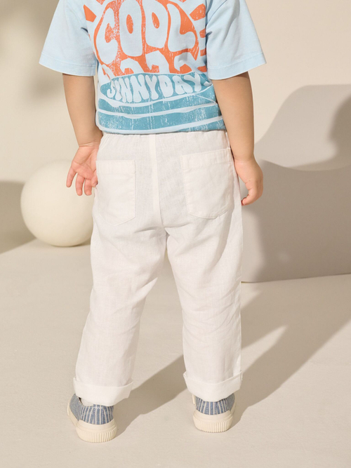 Брюки для мальчика Next AD1-820, Белый