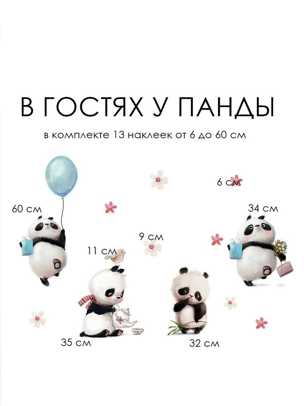 Стикеры  В ГОСТЯ У ПАНДЫ