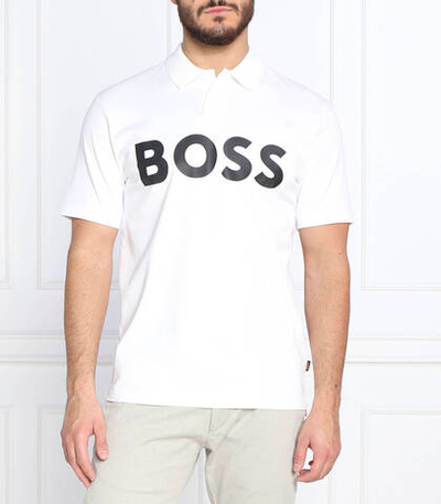 поло pebiglogo BOSS ORANGE - белый(50476993)