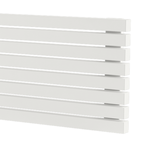 Радиатор WARMMET водяной настенный горизонтальный Cube Н (W) БЕЛЫЙ RAL9016