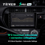 Teyes SPRO Plus 9" для Toyota Aqua 2011-2017 (прав)