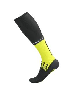 Гольфы Winter Run Black/Safe Yellow