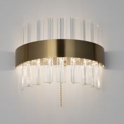 Citilux Рианна CL337313 LED Бра хрустальное с выключателем Бронза